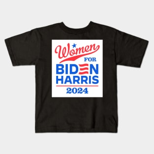 Women For Biden 2024 Kids T-Shirt